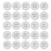 Sticker Baume de crème cosmétique blanc personnalisable de (Devant)