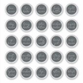 Sticker Baume de crème de bocal noir personnalisable de 1, (Devant)