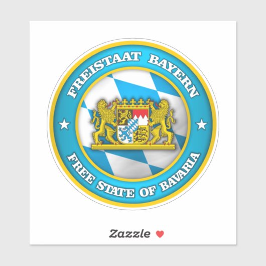 Sticker Bavière (e) (Feuille)