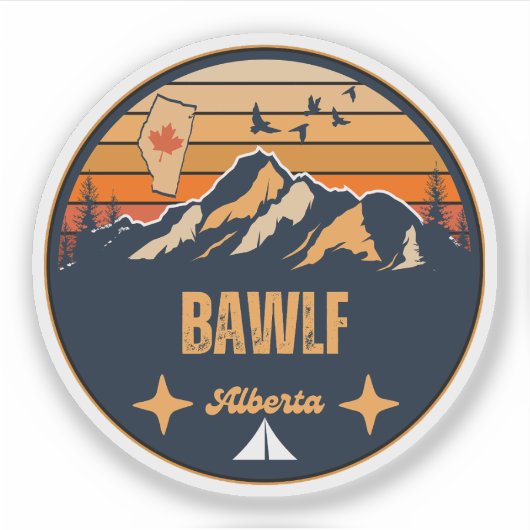 Sticker Bawlf (Alberta) (Devant)