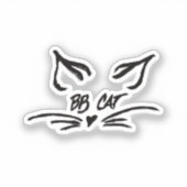Sticker BB Cat Signature (Recto)