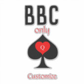 Sticker BBC Seule pique lame signe Thunder_Cove (Devant)