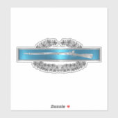 Sticker BCEI - Insigne de l'Infanteur de combat (Feuille)