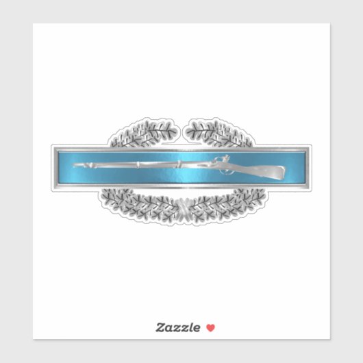 Sticker BCEI - Insigne de l'Infanteur de combat (Feuille)