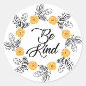 Sticker Be Kind Bumblebee (Devant)