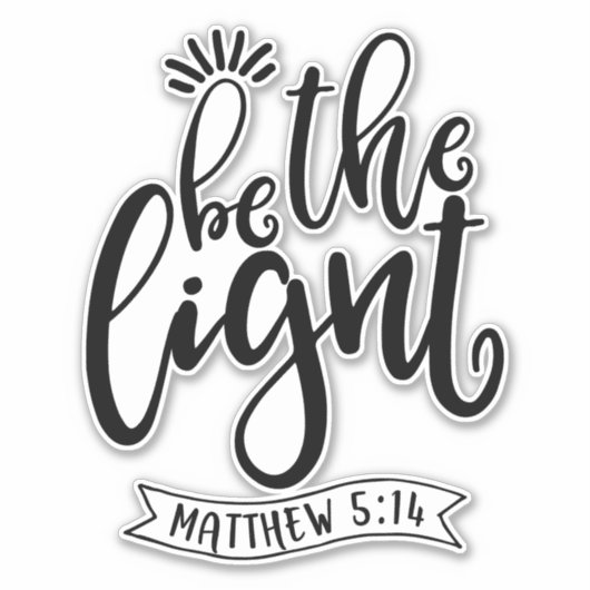 Sticker Be Salt and Light (Devant)