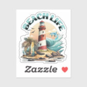 Sticker Beach Life (Feuille)