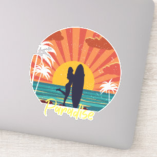 Sticker Beach Paradise