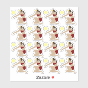 Sticker Beach Volleyball