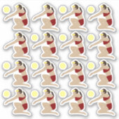 Sticker Beach Volleyball (Devant)