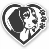 Sticker Beagle (Recto)