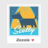 Sticker Beam Me Up Scotty (Feuille)