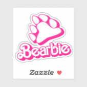 Sticker Bearbie (Feuille)