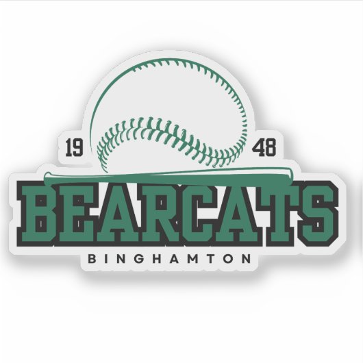 Sticker Bearcats de Binghamton Jeu Jour cadeaux (Devant)