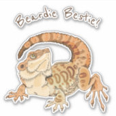 Sticker Beardie (Devant)