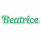 Sticker Beatrice (Devant)