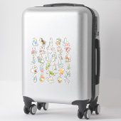 Sticker Beatrix Pottter Peter Rabbit et ses amis (Sur valise)