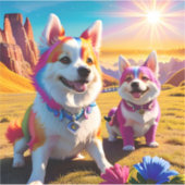 Sticker Beau animal quatre (Devant)