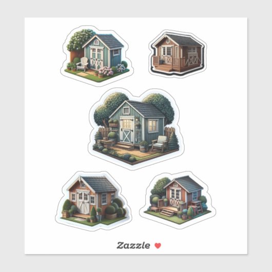 Sticker Beau Jardin Jardin (Feuille)