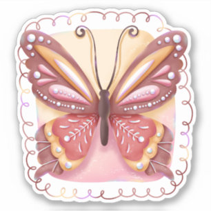 Sticker Beau Papillon