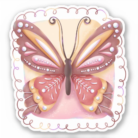 Sticker Beau Papillon (Devant)