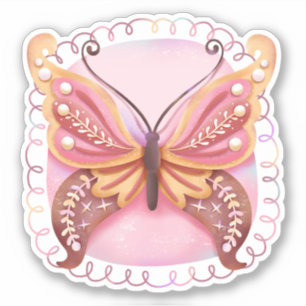 Sticker Beau Papillon