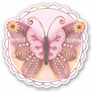 Sticker Beau Papillon