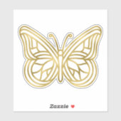 Sticker Beau papillon géométrique (Feuille)