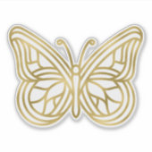 Sticker Beau papillon géométrique (Devant)