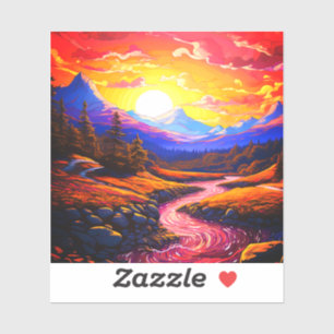 Sticker Beau Paysage