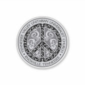 Sticker Beau signe de paix (Devant)