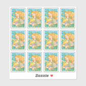 STICKER BEAU TRÉSORS MERMAID, STARFISH & SEAHORSE (Feuille)