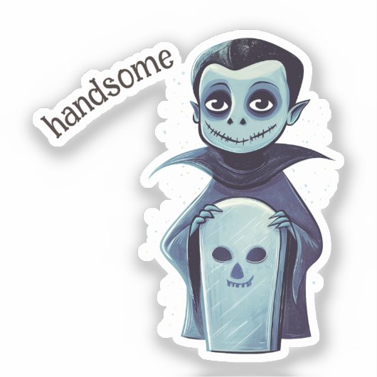 Sticker Beau Vampire (Recto)