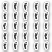 Sticker Beaucoup de petits pieds (Devant)