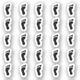 Sticker Beaucoup de petits pieds