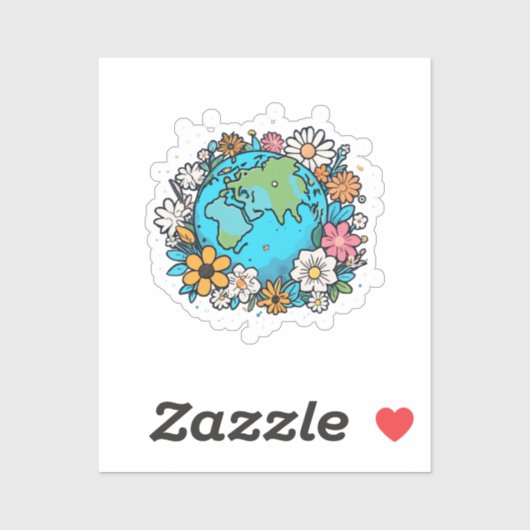 Sticker Beauté de la Terre (Feuille)