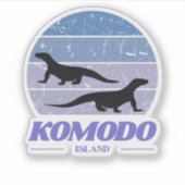 Sticker beauté de l'île de Komodo (Devant)
