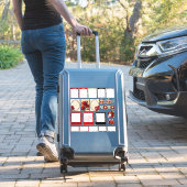 Sticker Beauté florale noir et blanc (Valise Insitu)