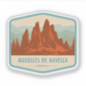 Sticker Beauté naturelle d'Aguelles De Bavella-France (Devant)