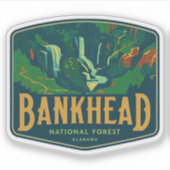 Sticker Beauté naturelle de Bankhead-Alabama (Devant)