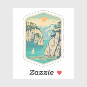 Sticker Beauté naturelle du Parc National des Calanques