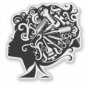 Sticker Beauticien (Devant)