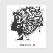 Sticker Beauticien (Feuille)