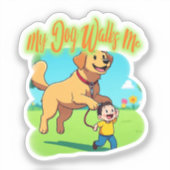 Sticker beautiful design humor (Recto)