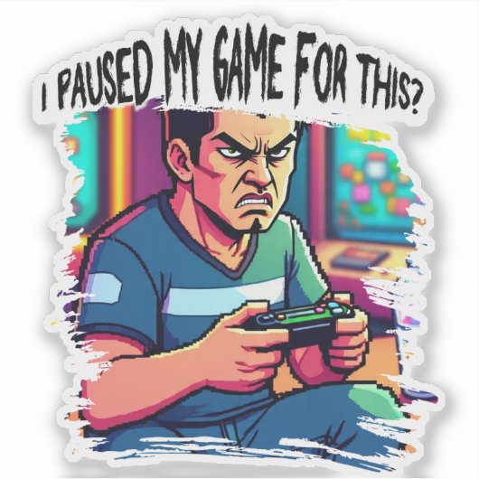 Sticker Beautiful gamers design (Devant)