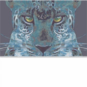 Sticker Beautiful leopard blues, golden eyes iPad Tablet (Devant)