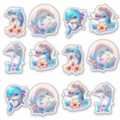 Sticker Beaux dauphins (Devant)