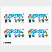 Sticker Beaver Scouts (Feuille)