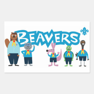Sticker Beaver Scouts