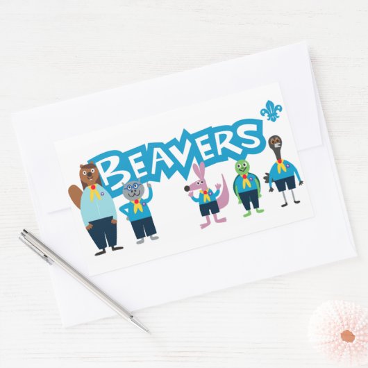 Sticker Beaver Scouts (Enveloppe)